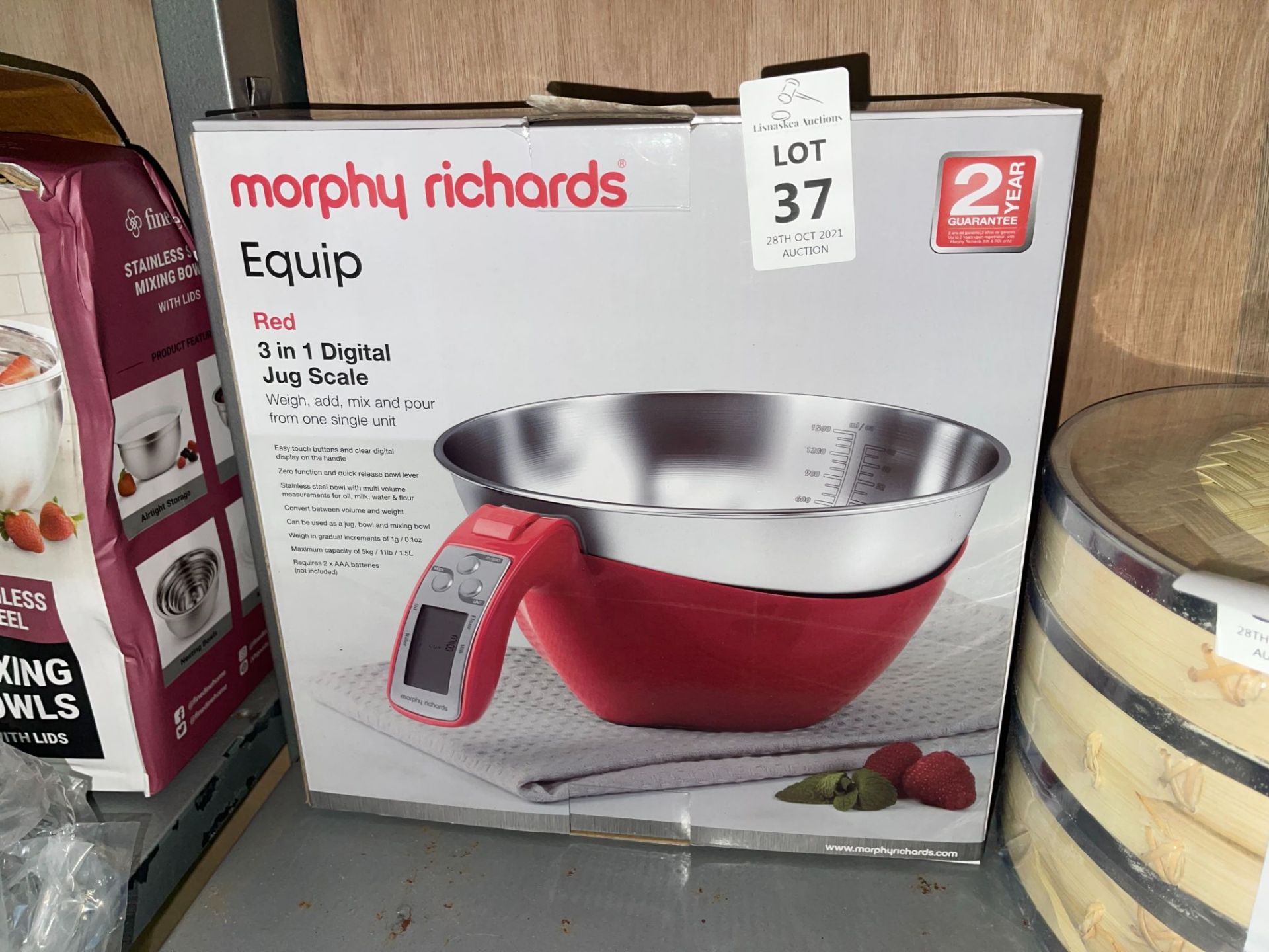 MORPHY RICHARDS EQUIP 3-IN-1 DIGITAL JUG SCALE