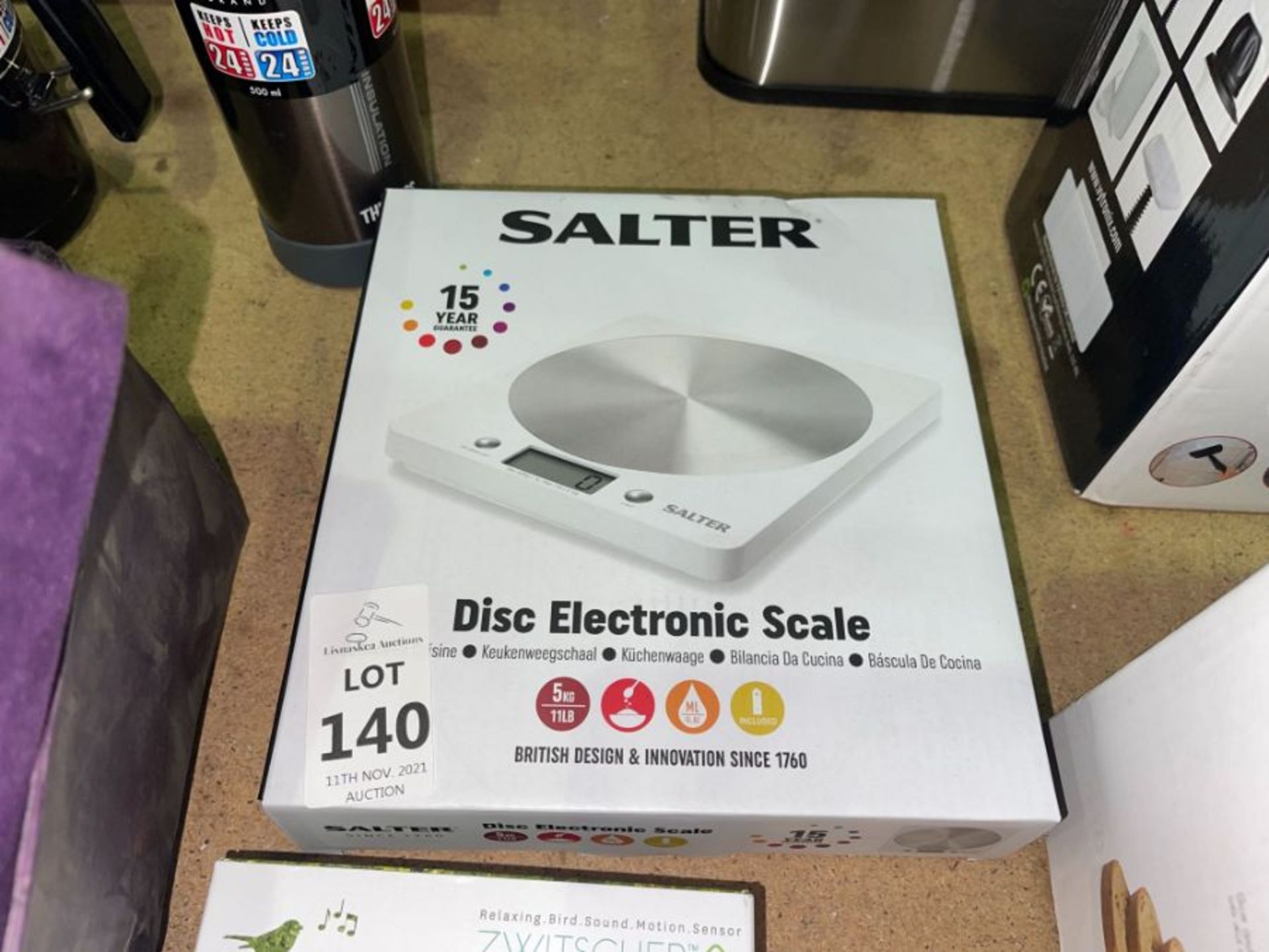 SALTER DISC ELECTRONIC SCALE