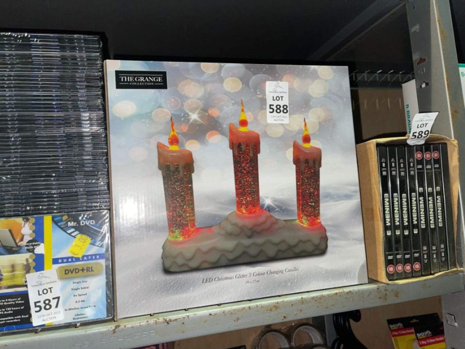 THE GRANGE COLLECTION LED CHRISTMAS COLOUR CHANGING CANDLES