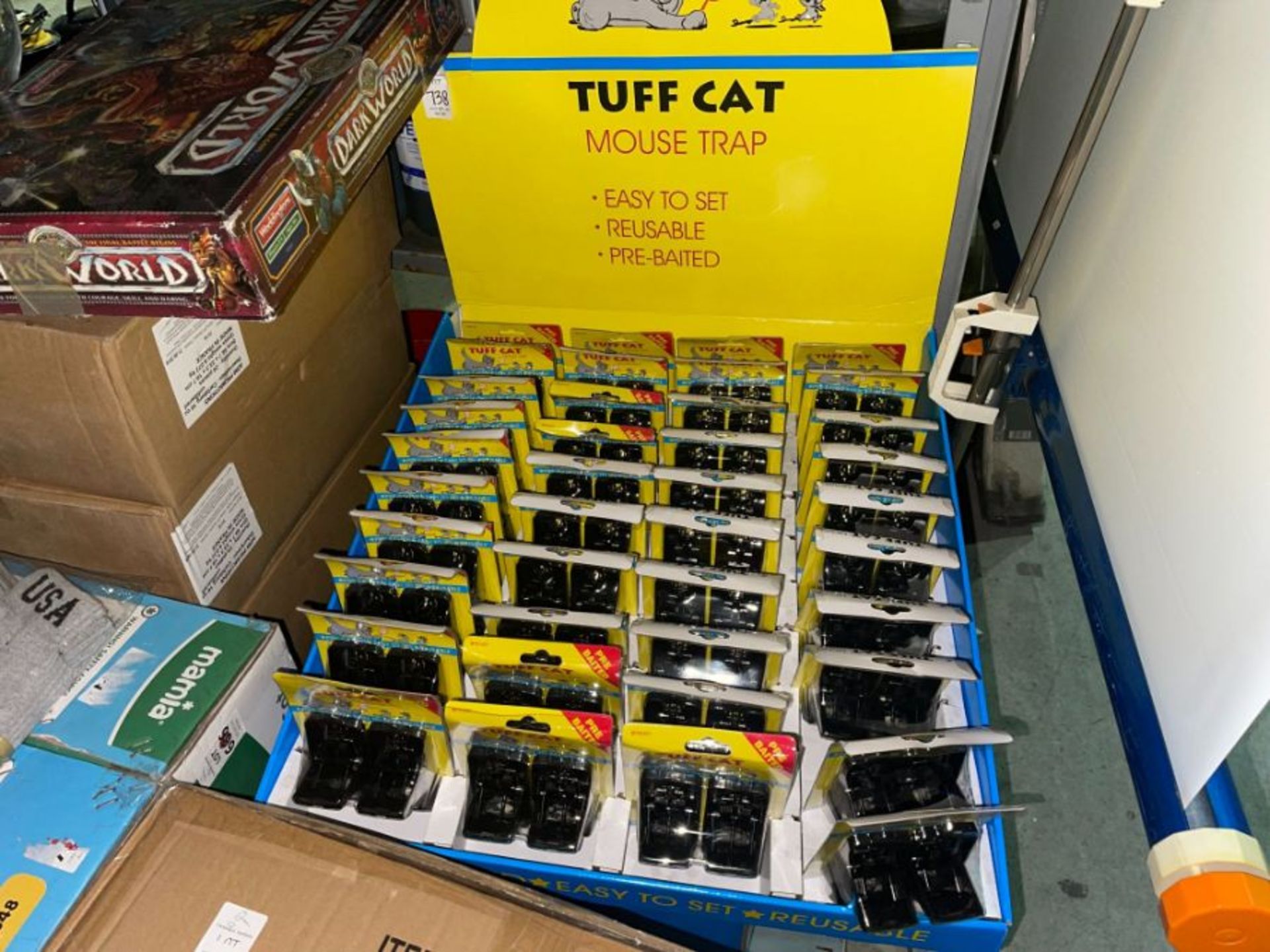 40X PACKS OF 2X TUFF CAT MOUSE TRAPS