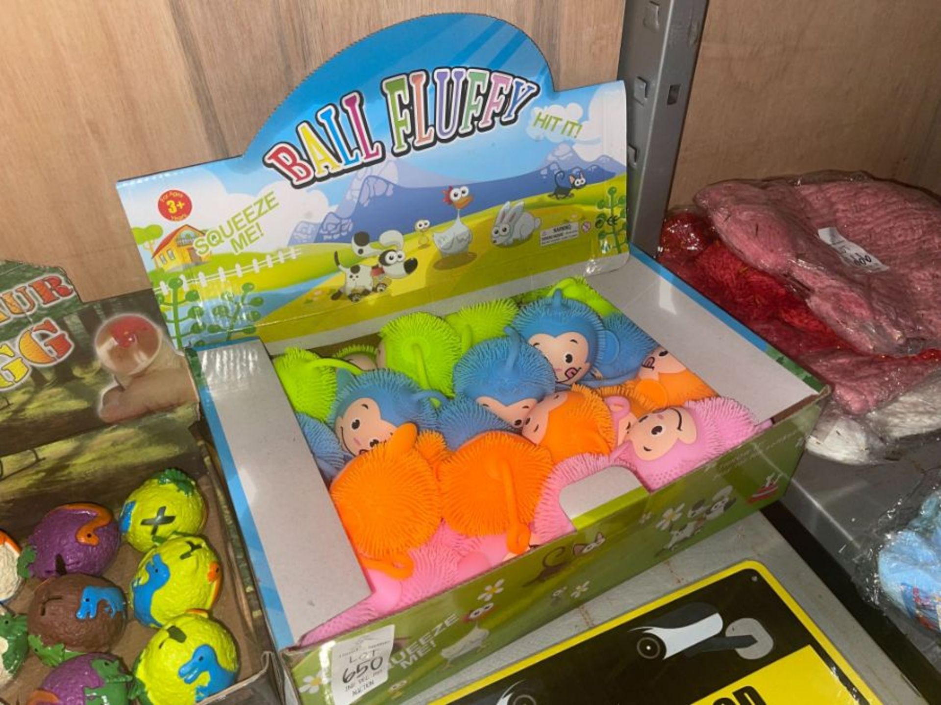 BOX OF SQUEEZY FLUFFY BALLS