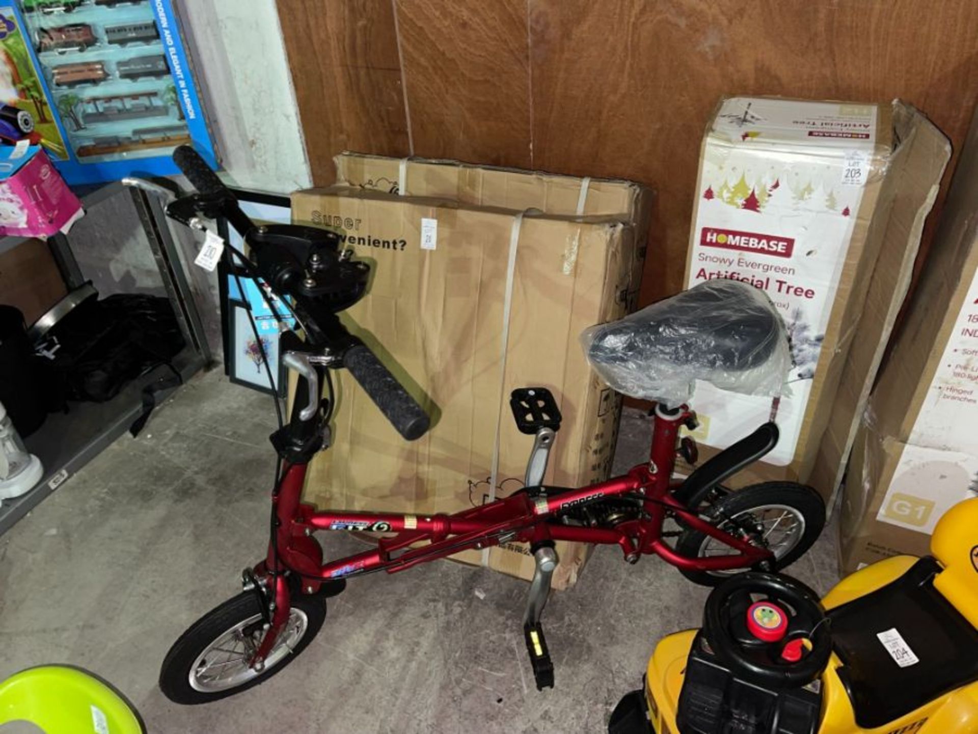 RED EXPRESS FIT COLLAPSIBLE CITY BIKE