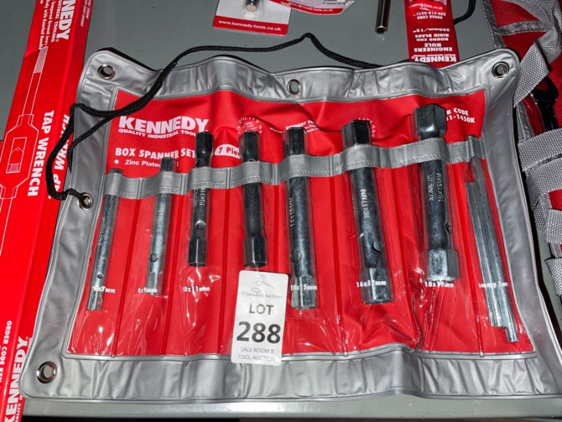 KENNEDY 7PC BOX SPANNER SET