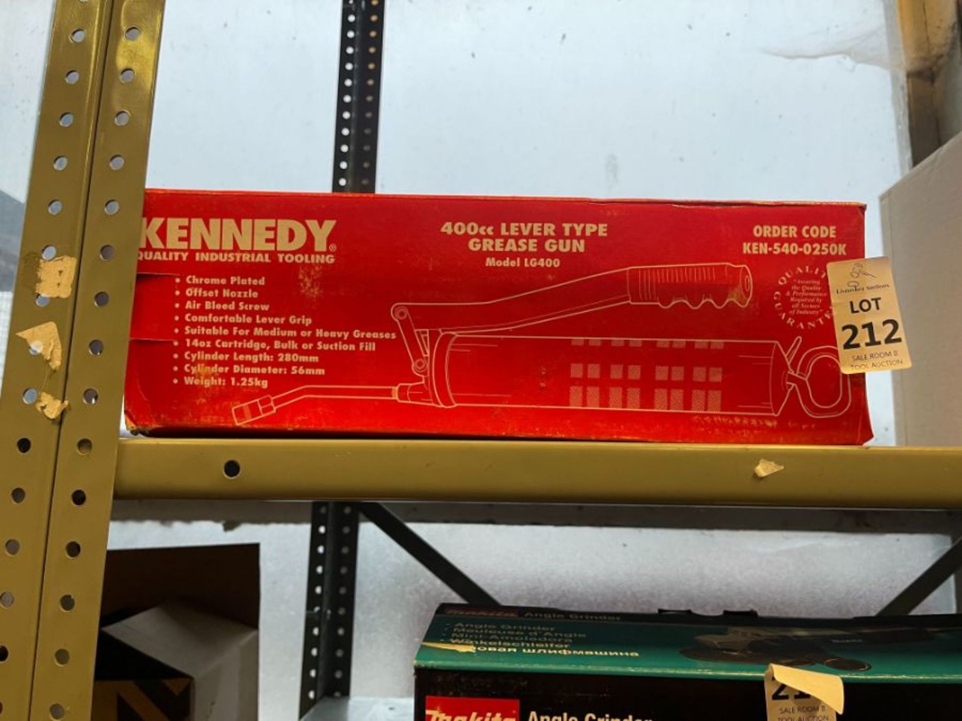 KENNEDY 400CC LEVER TYPE GREASE GUN - LG400