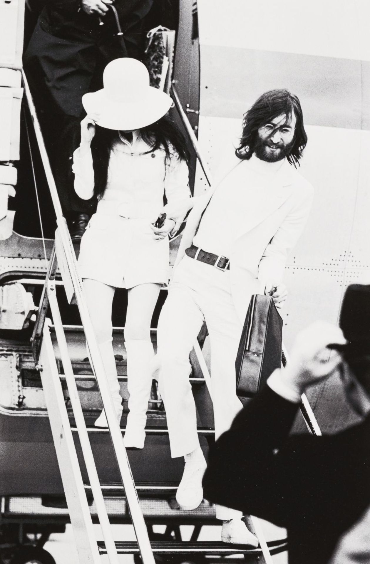 Yoko Ono and John Lennon Photography, pigment print on paper (Hahnemühle 300g) Signed lower right,