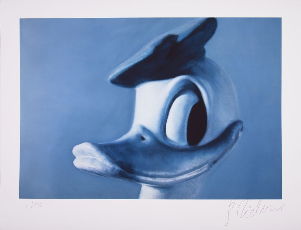 Donald Duck Fine Art Print on Velin Signed lower right, numbered lower left: 14/150 Sheet Size: 24,2