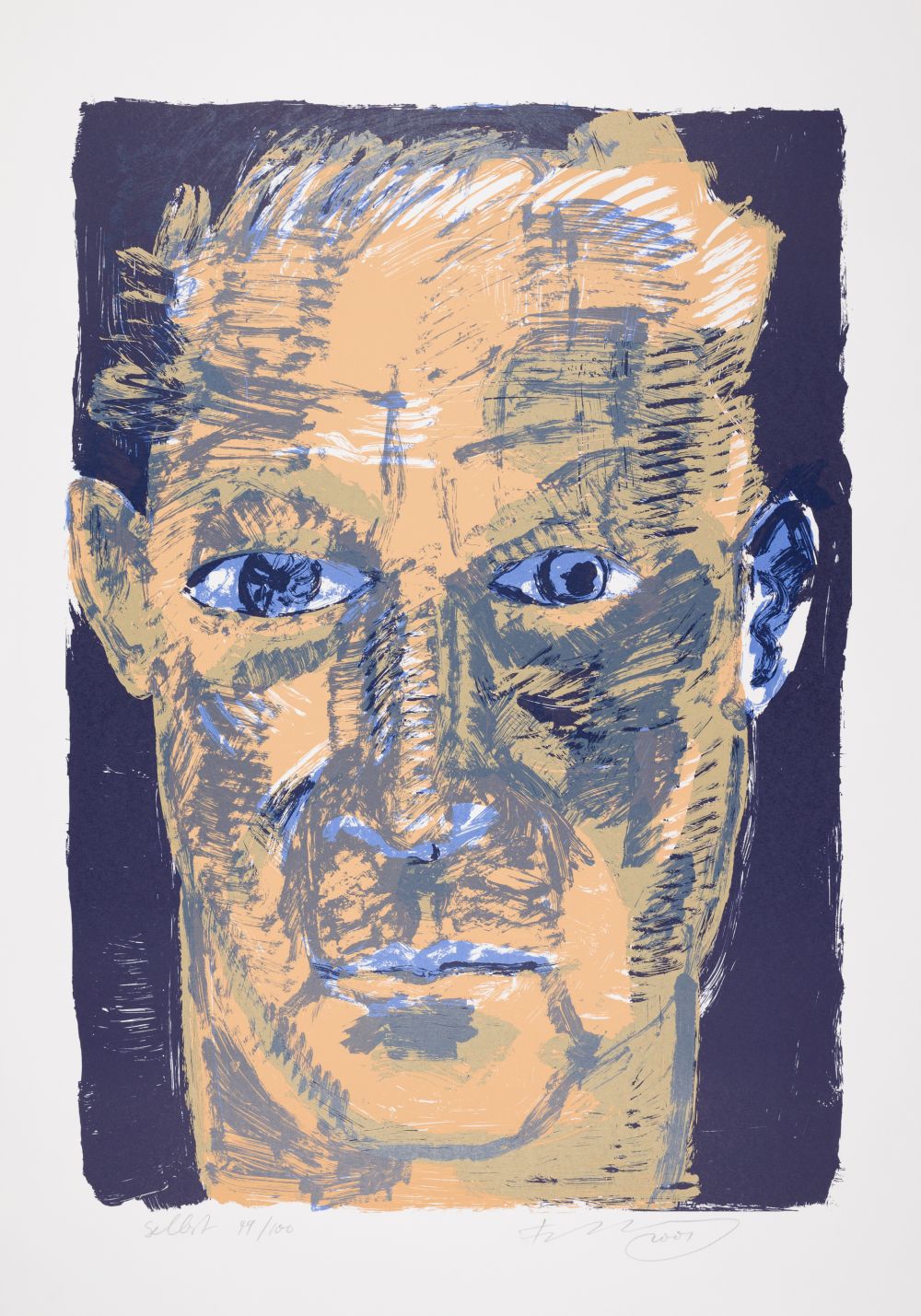 Self, 2001 Colored lithography Signed and dated lower right, titled and numbered lower left: 49/