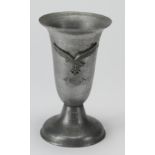 German Nazi Luftwaffe Goblet made from aircraft metal. Inscribed "Africa" with a Luftwaffe