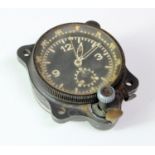 German WW2 era Junghans Luftwaffe cockpit Clock (J30BZ), serial number to reverse '641194'. No