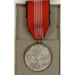 German Berlin 1936 Olympics medal in fitted case