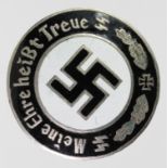 German SS MEINE EHRE HEIBT TREUE screw back badge