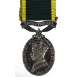 Efficiency Medal GVI with Territorial clasp named (xxx6808 Pte R S Ward B.W.). The first part of his