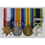 1915 Star Trio (927 Gnr F G Wilkins RFA) and IGS GV with Afghanistan N.W.F 1919 to (675167 Gnr F G