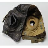 WW2 era leather flying helmet a/f