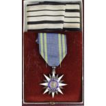 France Marine Marchande 'Merite Maritime' medal, cased