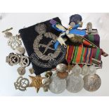 Group mounted as worn to (A.S.P. H S Richards F of M Pol). Burma Star, Defence & War Medals, GSM GVI