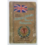 WW1 scarce roll of honour book for the district of Leek, Staffordshire with soldiers details