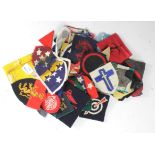 Cloth Badges: Formation Sign Badges WW2 & Later all in excellent worn condition. (approx 55+ items)