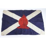 Flag - possibly WW2 Scottish Divisional flag for the 24th Infantry Brigade ? (29x18 inches)