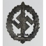 German Nazi SA War Wounded Sports Badge