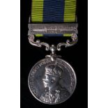 IGS GV with North West Frontier 1930-31 clasp to (2814334 Pte A Cook, Seaforth). Served with 2nd Bn.