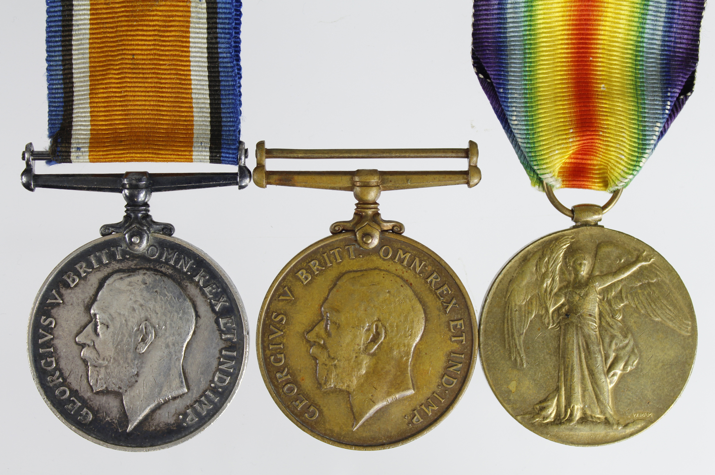 BWM & Victory Medal (Sister V L M Clarke), and Territorial War Medal (S.Nurse V L M Clarke T.F.N.