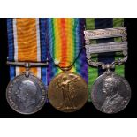 BWM & Victory Medal (5245 Pte H Webb Midd'x R), and IGS GV with bars Waziristan 1919-21 and