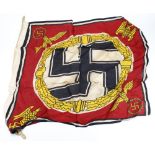 German Nazi Fuhrer standard dated 1939, printed cotton example