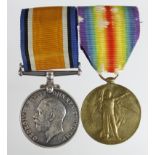 BWM & Victory Medal to P-6722 L/Cpl C F Fisk MFP (Military Foot Police). (2)