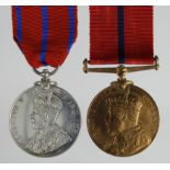 Metropolitan Police - Coronation Medal 1902 (bronze) named (PC M Cleary H.Div.). With 1911