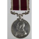 Meritorious Service Medal GV (swivel) named (T1-3409 Sjt T Stoyles RASC) In the Peace Gazette for