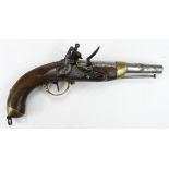 French 1822 pattern Military flintlock Pistol, Belgium made, Ottoman Turkish Contract, appro x16
