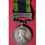 IGS GV with Afghanistan N.W.F. 1919 clasp (115917 Pte B Bowmar MGC). Served 287th Coy MGC. Lived