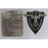 German Plaques, probably for car fitment, NSKK & Old Comrades