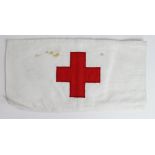 Imperial German Red Cross armband with maker & issue stamps