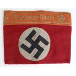 German armband for an Oberlagerfuhrer, no moth