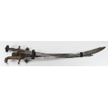 Swords - various old side arms in mixed condition, no scabbards. (3)