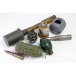 Grenades box of mixed WW1 and WW2, deactivated. (Buyer collects)