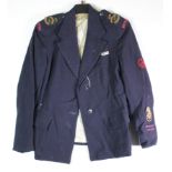 WW2 nurses jacket with Red Cross 100 West Lancs titles, VAD sleeve badge, scarce RNH (Royal Naval