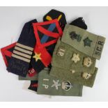 Cloth Badges: British Indian Army Formation Signs & Shoulder Title Badges mostly WW2 Era and all