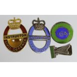 Badges (4) comprising I.C.A. (Irish Countrywomen's Assoc. ) C.C.D (possibly Cymru (Welsh) Civil