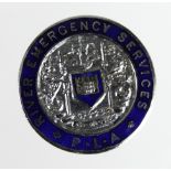 Badge - WW2, P.L.A. (Port of London Authority) River Emergency Services.