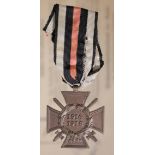 German Cross of Honour with swords, with award document to Kaufmann Theodor Hermann Eich from