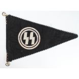 German SS Pennant, service wear