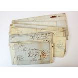East India Company interest - a selection of 1830's/40's, mostly 1852/3 Company letters relating