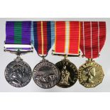 Group of four Canadian replacement medals mounted for wearing to M65163 Major / Capt R. E Duffy 109.