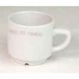German Coffee cup looted from the "Kanzlei Des Fuhrers" maker marked Johann Sellmann Bavaria &