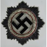 German Nazi Cross in Silver, maker marked '1'.