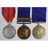 Metropolitan Police 1887 Jubilee Medal with 1897 clasp (PC O Toll Y.Div), 1902 Coronation medal (