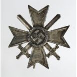 German Nazi Merit Cross with Swords 1st Class, maker marked '3'.